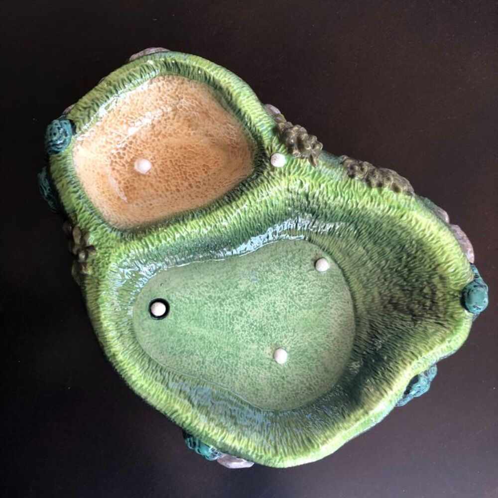 Ceramic Golf Hole Sand Trap Chips and Dip Bowl by Figi - Picture 3 of 6
